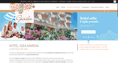 Desktop Screenshot of hotelgardenigeamarina.com